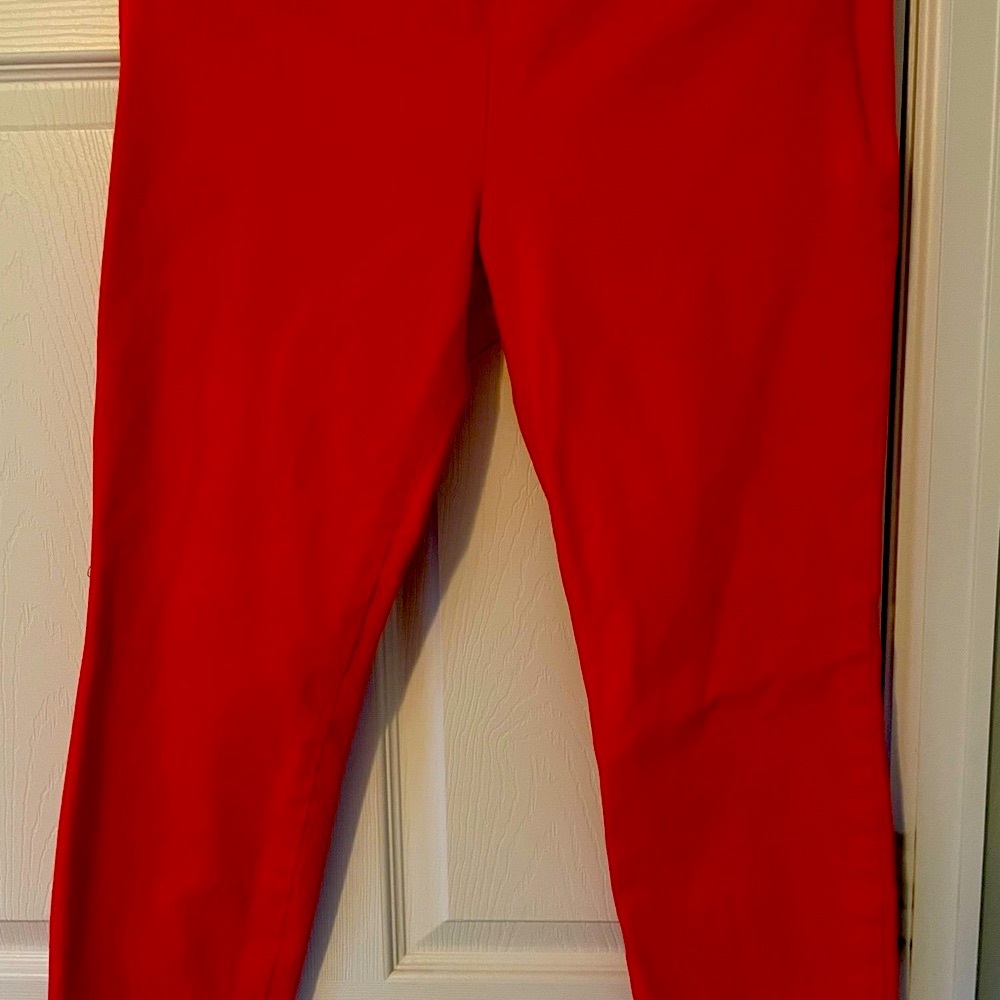 J. Crew cropped holiday pants